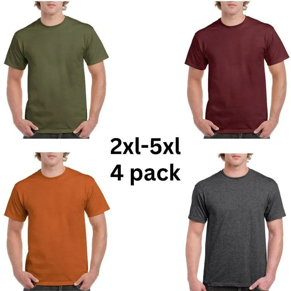 NEW 4 pack unisex/ men women shirt short sleeve 4 shirts great deal!